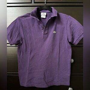 Lacoste Purple Polo Shirt